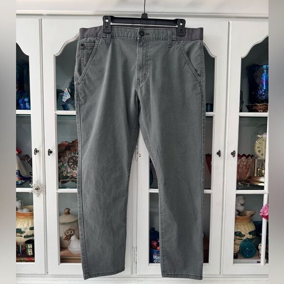 Levi’s Men’s Slim Grayish-Green Pants 36 x 30 - Picture 1 of 6
